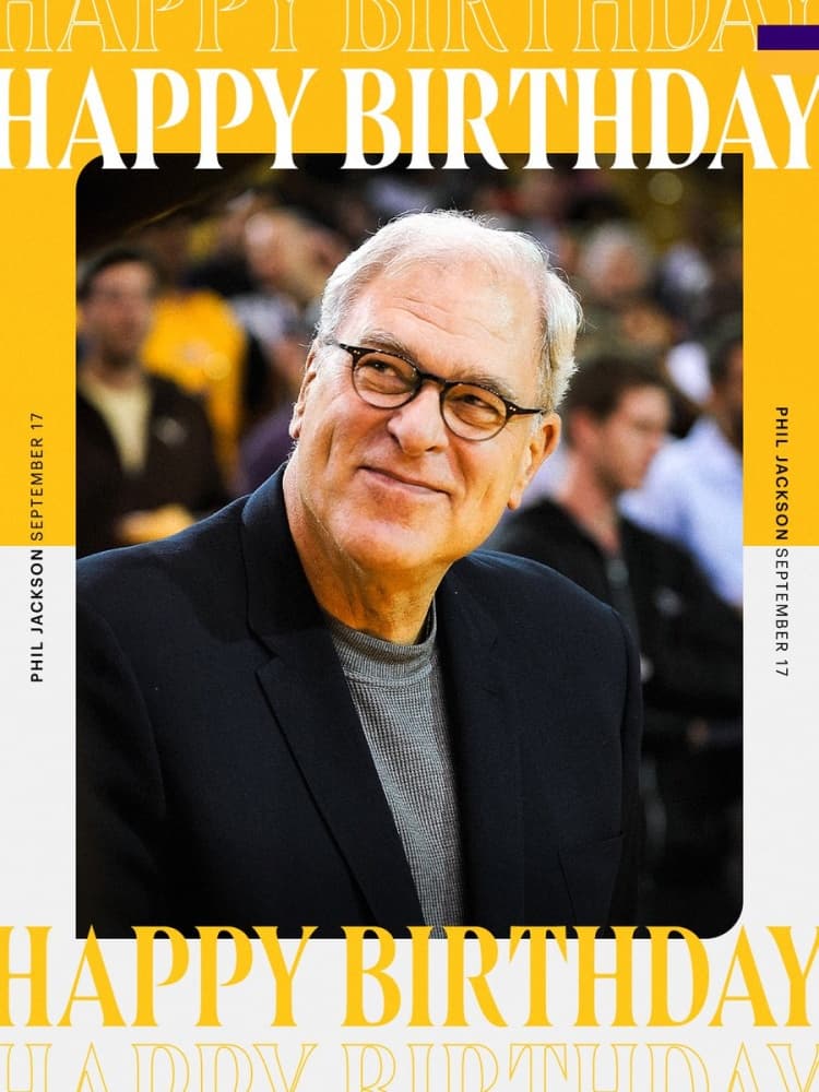 Efsane Koç Phil Jackson'ın Doğum Günü Kutlu Olsun