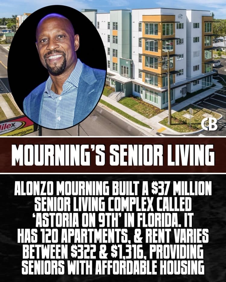 Alonzo Mourning'den Topluma Örnek Davranış: Dar Gelirli Yaşlılar İçin Kiralık Ev Projesi