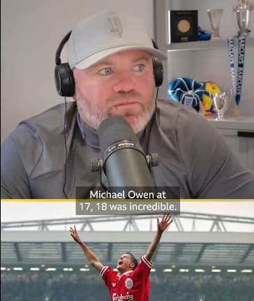 Rooney: Owen gerçekten eşsizdi, bir keresinde sokakta yürürken onun gibi davrandım