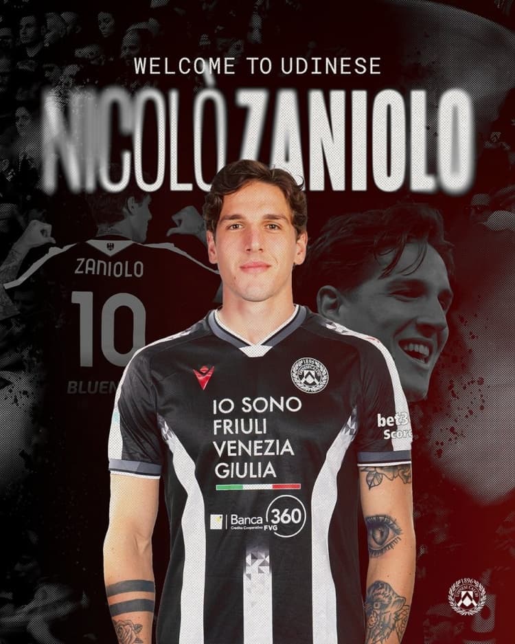 Zaniolo: Udinese'ye Transferim Zirveye Dönüş İçin Doğru Adım, Takımın Başarı İçin Gerekli Her Şeye Sahip