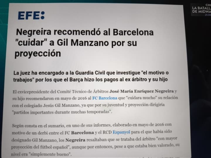 Real Madrid TV'den Bomba İddia: Negreira, Barcelona'ya Hakem Manzano ile İyi Geçinmesini Tavsiye Etti