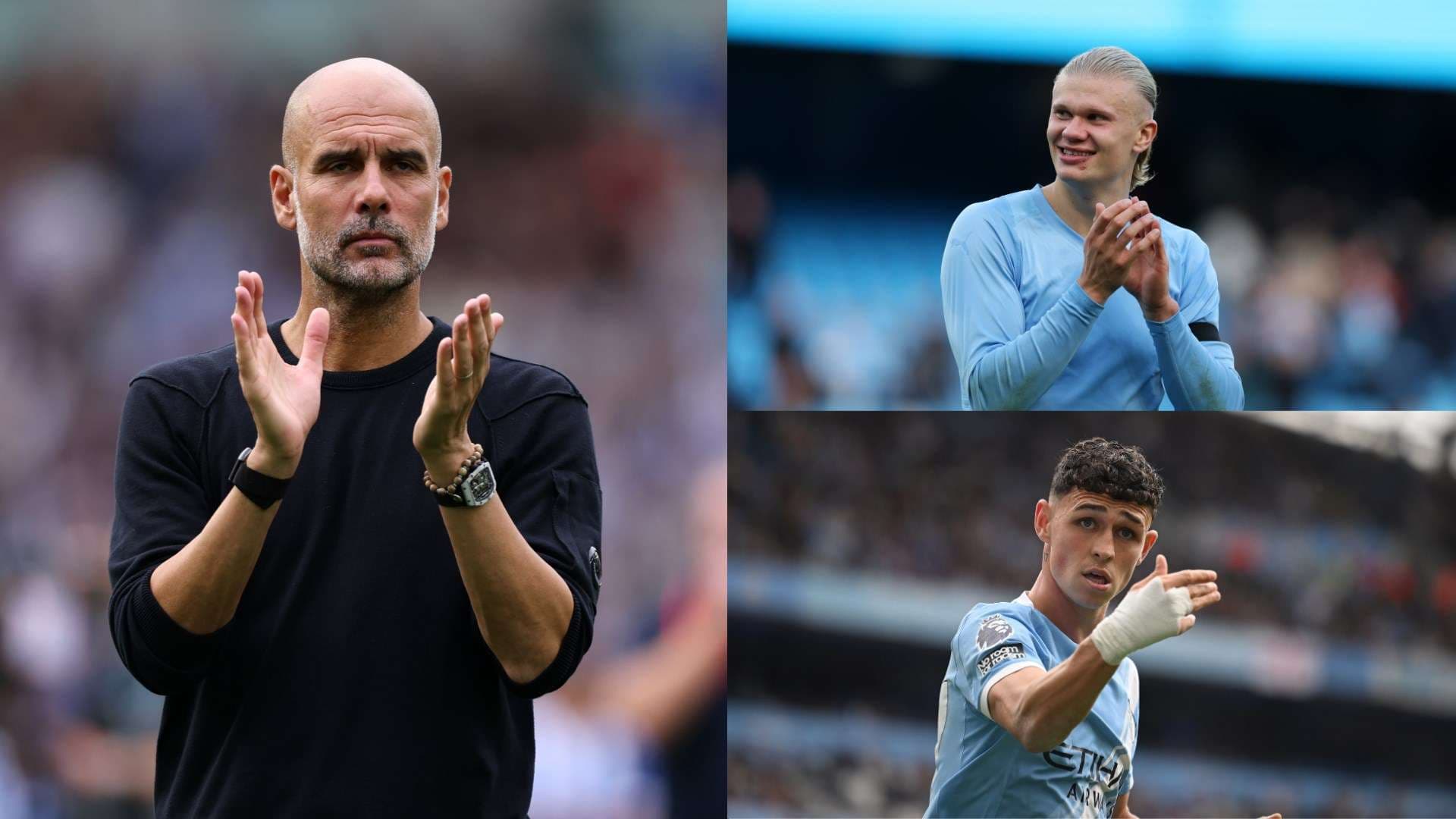 Guardiola Haaland'a Hayran, Foden'ı Övdü