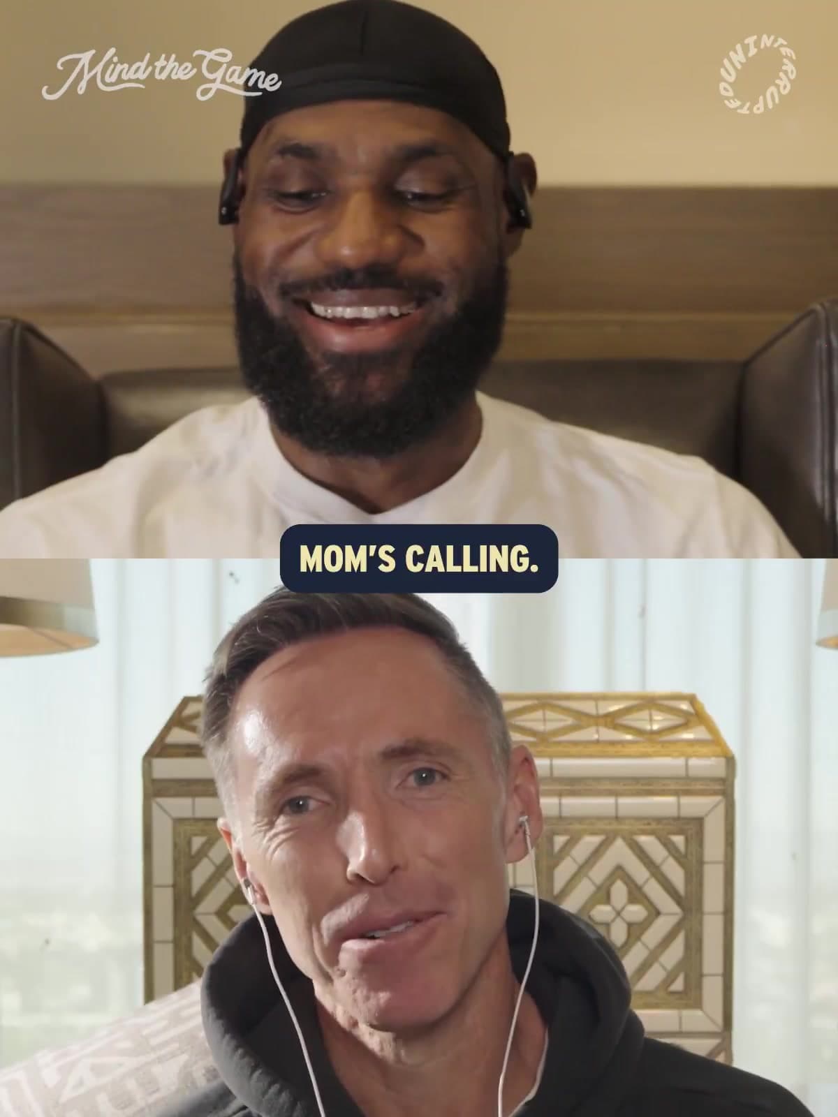 LeBron James'ten Annesiyle Duygusal Anlar: "Üşütme Anneciğim!"