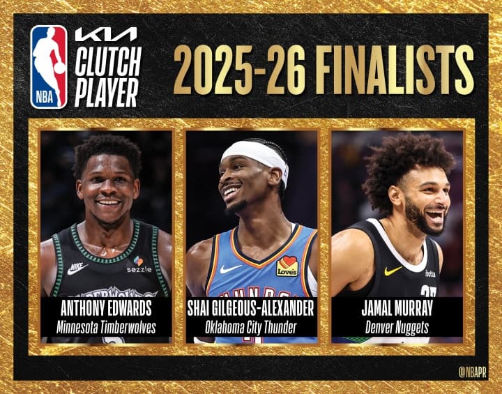 NBA'de Yılın En İyi Kritik Oyuncusu Adayları Belli Oldu: Edwards, Alexander ve Murray Zirvede