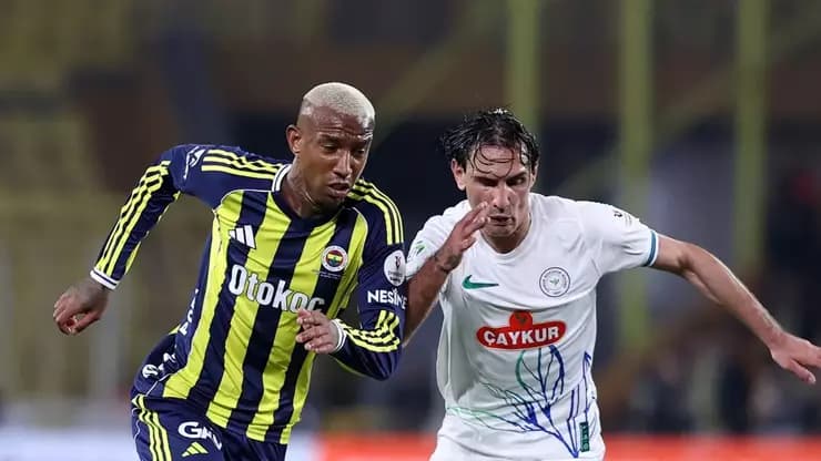 Fenerbahçe Rize'de Puan Kaybetti Şok Beraberlik