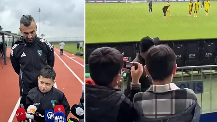 Serdar Dursun'dan minik taraftara yürek ısıtan hediye! O görüntü çok konuşulmuştu