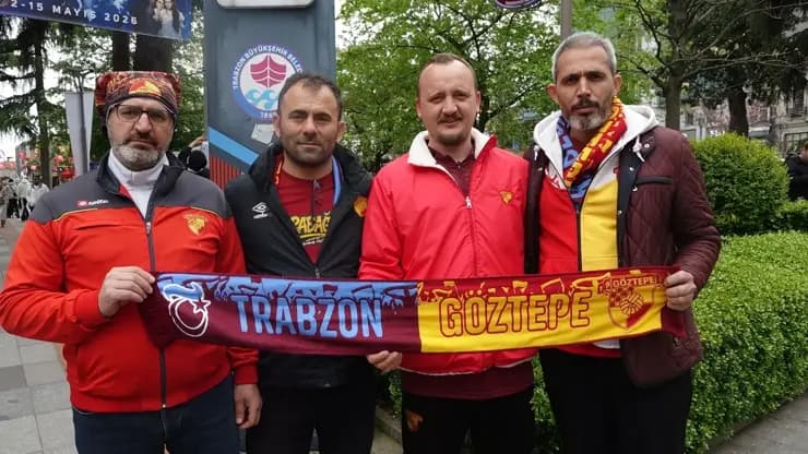 Trabzonspor ve Göztepe'den dostluk dersi