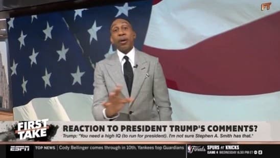 Stephen A. Smith'ten Trump'a olay çıkış: "Knicks'e gelseydin yandın! Zekam sana yeter"
