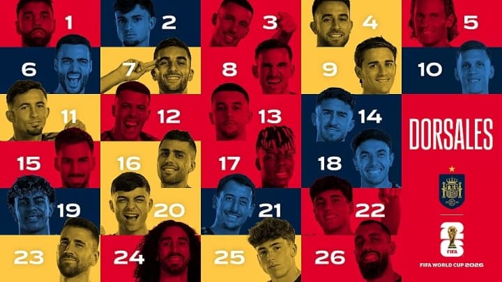 İspanya Milli Takımı'nın Dünya Kupası Forma Numaraları Netleşti: Olmo 10, Rodri 16, Yamal 19, Pedri 20!