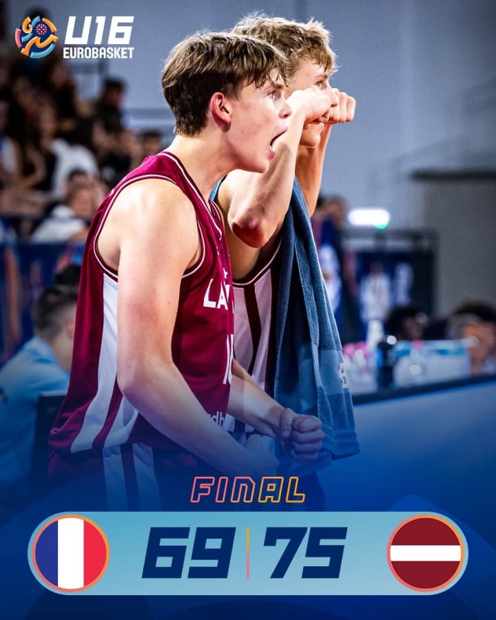 Letonyalı Dahi Forvet, 22 Sayı 13 Ribaundla Takımına Tarihi İlk Şampiyonluğu Getirdi, EuroGençler MVP'si Olarak Taçlandı!