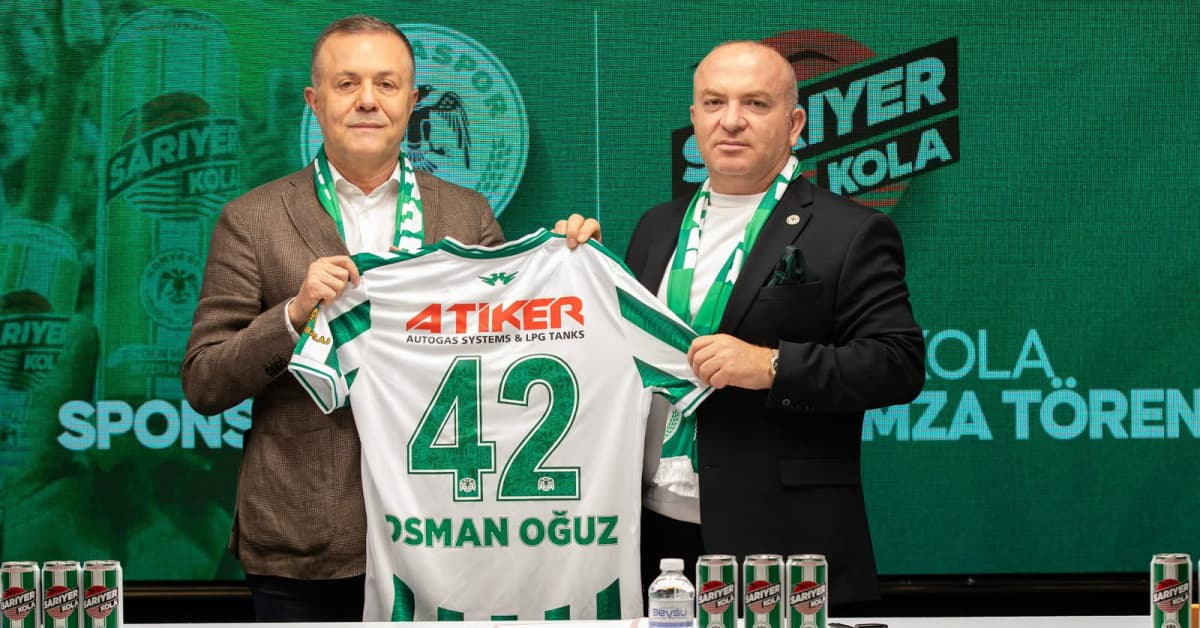Konyaspor, Sarıyer Kola ile 2026-2027 Sezonu İçecek Sponsorluğu Anlaşması İmzaladı