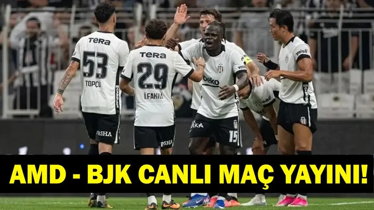 Amedspor Beşiktaş canlı izle! beIN Sports 1 şifresiz yayın ve ilk 11'ler.