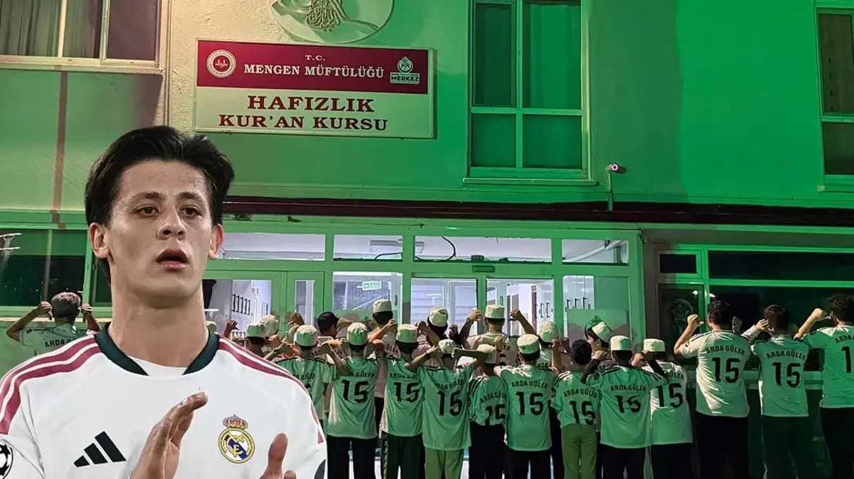 Arda Güler'den hafızlık öğrencilerine anlamlı forma hediyesi