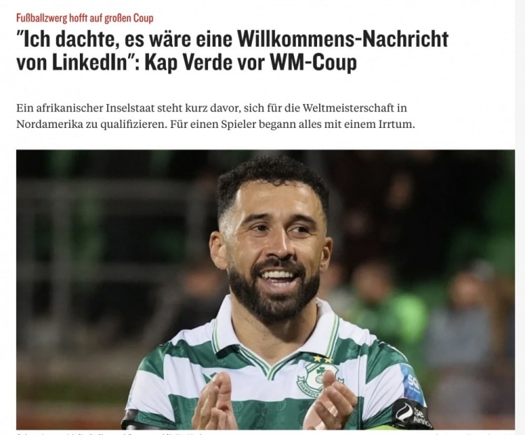 Yeşil Burun Adalı futbolcu, Portekizce bilmediği için milli takım davetini kaçırmıştı şimdi Dünya Kupası hayali kuruyor
