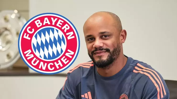 Bayern Münih'in Yeni Hocası Vincent Kompany Oldu