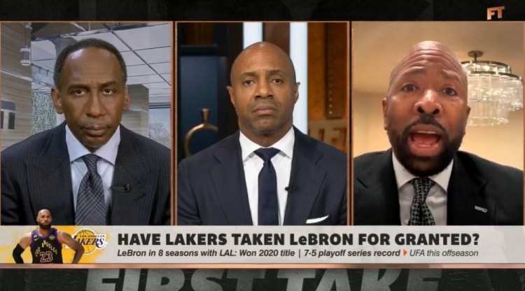 Kenny Smith: LeBron'u Lakers ihmal etmedi, Jordan ve Hakeem küçük şeylere takılmazdı.
