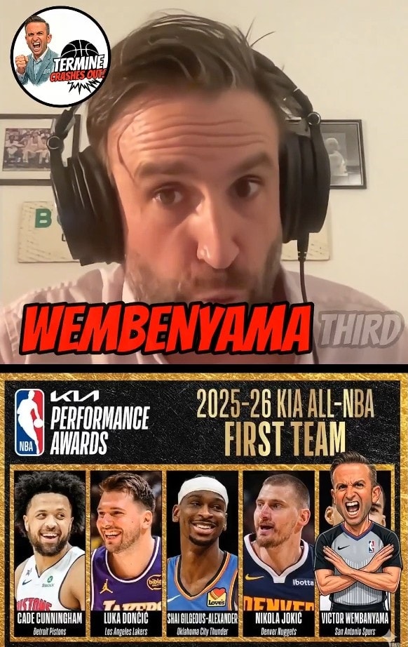 İşte O İsim! Wembanyama'ya All-NBA İlk Beş Oyu Vermeyen Gazeteciden Şok Gerekçe: Jokic Daha İyi!