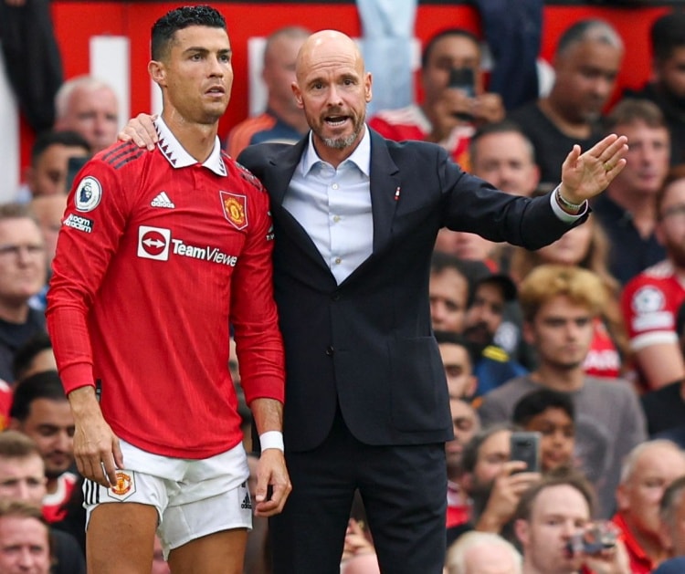Ten Hag'dan C. Ronaldo'ya çarpıcı kıyas: "Dünya Kupası ona daha uygun, Premier Lig ve Şampiyonlar Ligi'nden çok orada parlar!"