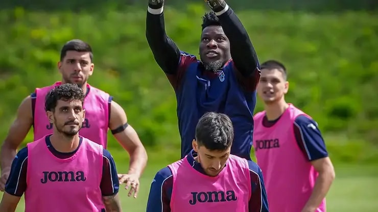 Trabzonspor E. Frankfurt ile sahaya çıkıyor