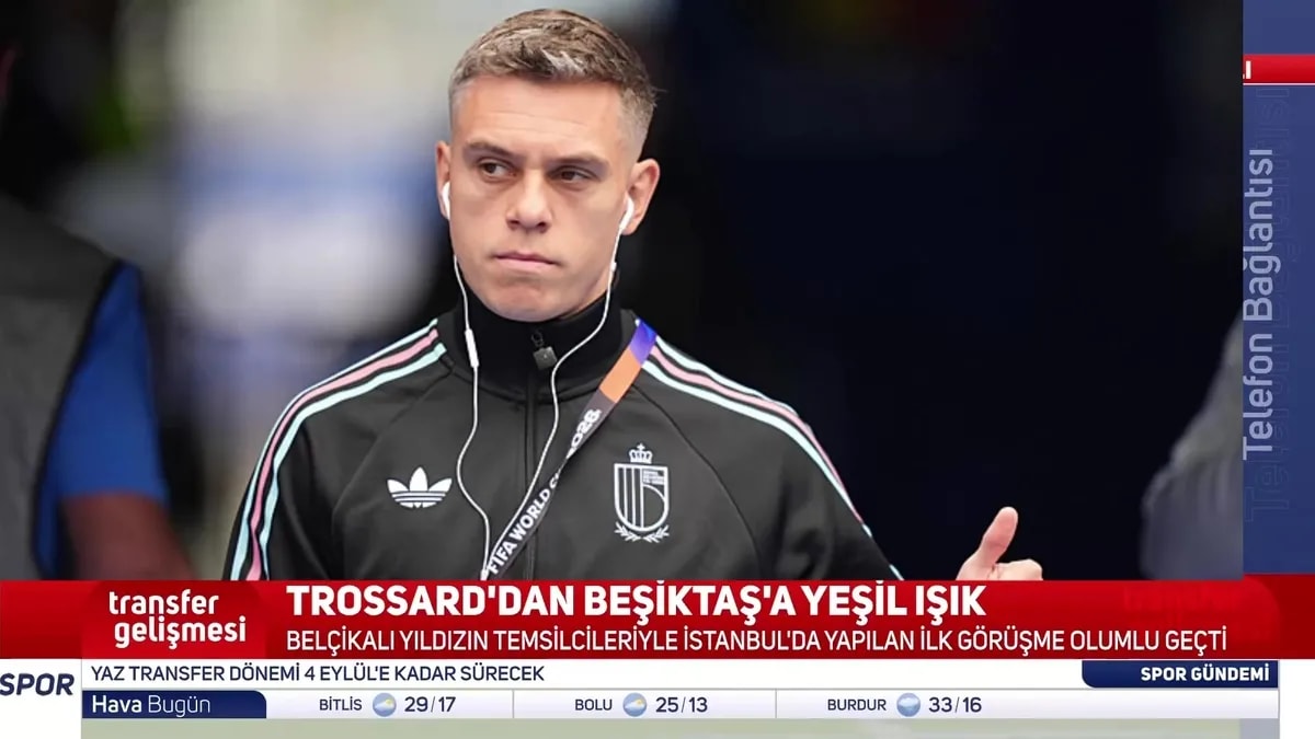 Beşiktaş'ın Trossard Transferinde Önemli Gelişme: Belçikalı Yıldıza Yeşil Işık