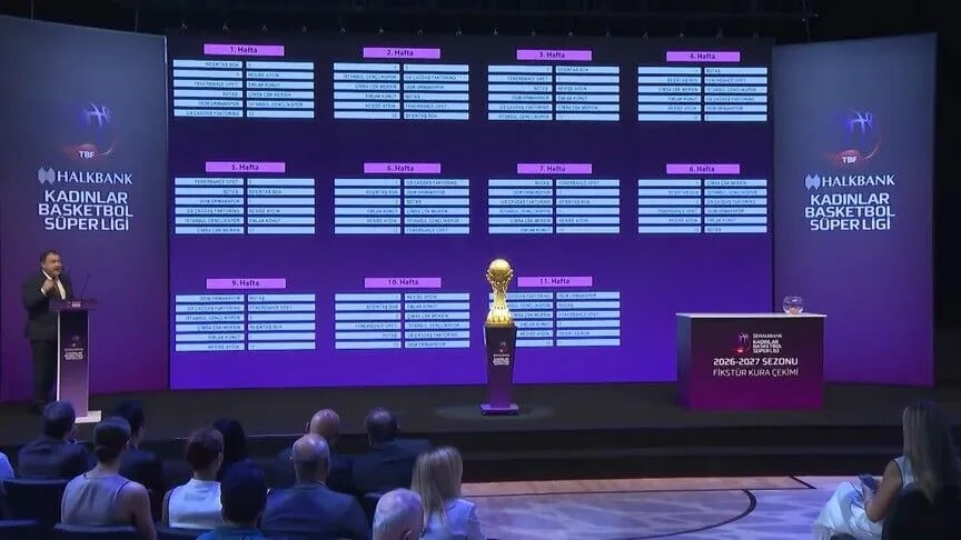 Halkbank Kadınlar Basketbol Süper Ligi'nde 2026-2027 Sezonu Fikstürü Çekildi