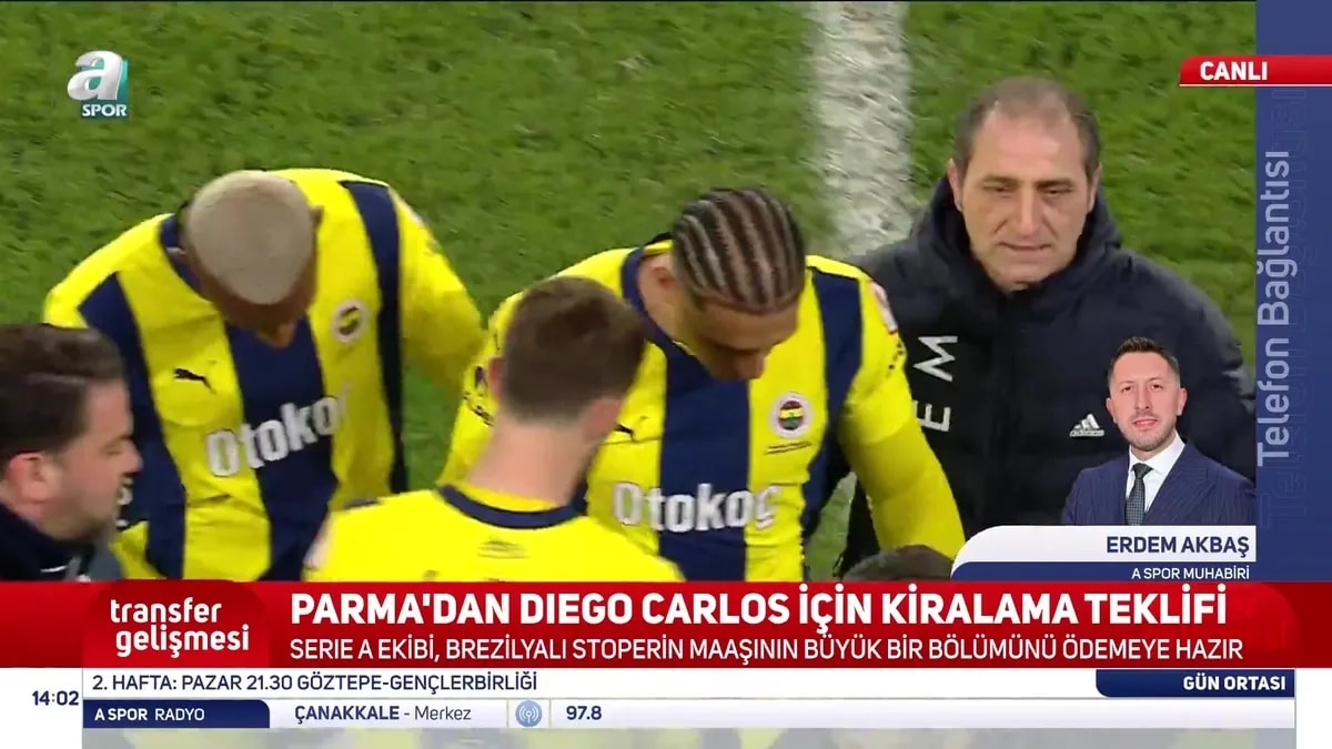 Fenerbahçe'de Diego Carlos İçin Parma'dan Kiralama Teklifi