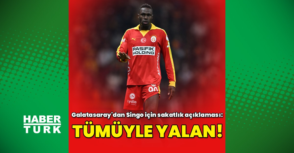 Galatasaray'dan Wilfried Singo Sakatlığı İddialarına Sert Yalanlama