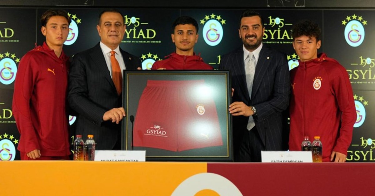 Galatasaray Futbol Akademisi'ne 1905 GSYİAD'dan Şort Sponsorluğu Desteği