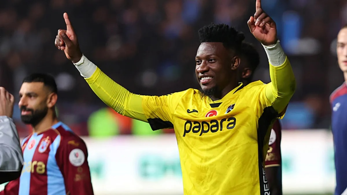 Trabzonspor'un Beşiktaş Derbisi Zaferinde Andre Onana'dan Büyük Başarı