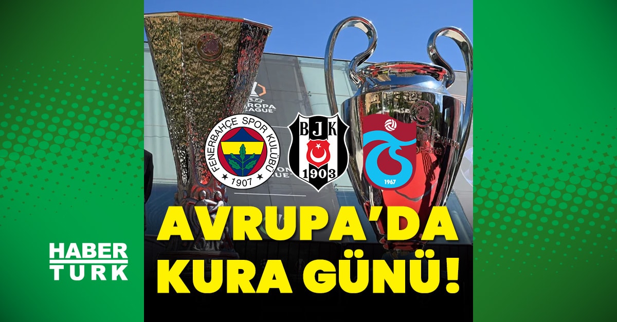 Avrupa Kupalarında Kura Günü: Fenerbahçe, Beşiktaş ve Trabzonspor'un Rakipleri Belli Oluyor