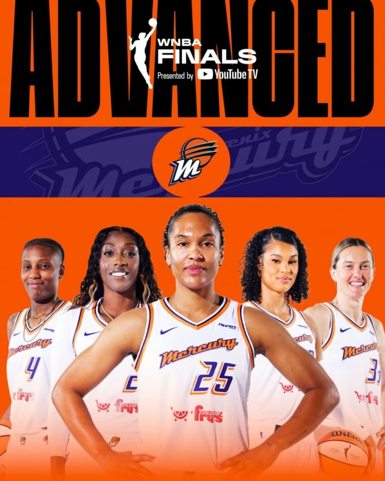 WNBA'de Mercury, Sun'ı Yenerek Finale Yükseldi