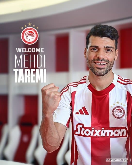 Resmi Açıklama: Mehdi Taremi Olympiakos'a Transfer Oldu, Transfer Ücreti 2.5 Milyon Euro Olarak Bildirildi