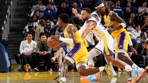 Horford ilk maçında 3 üçlük kaydetti, Bronny'den 5 sayı 5 top kaybı, Ayton 7+7, Warriors Lakers'ı rahat geçti