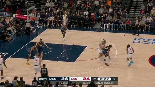 Hazırlık Maçı: Jokic'ten 12 Sayı, 9 Ribaund, 6 Asist, Kawhi Leonard'dan 17 Sayı, Harden'dan 5 Sayı, 5 Ribaund, 11 Asist; Nuggets Clippers'ı Zorlukla Yendi