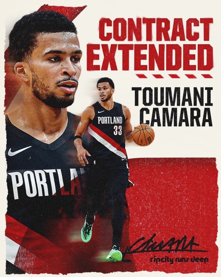 Portland Trail Blazers, Camara ile Sözleşme Yeniledi!