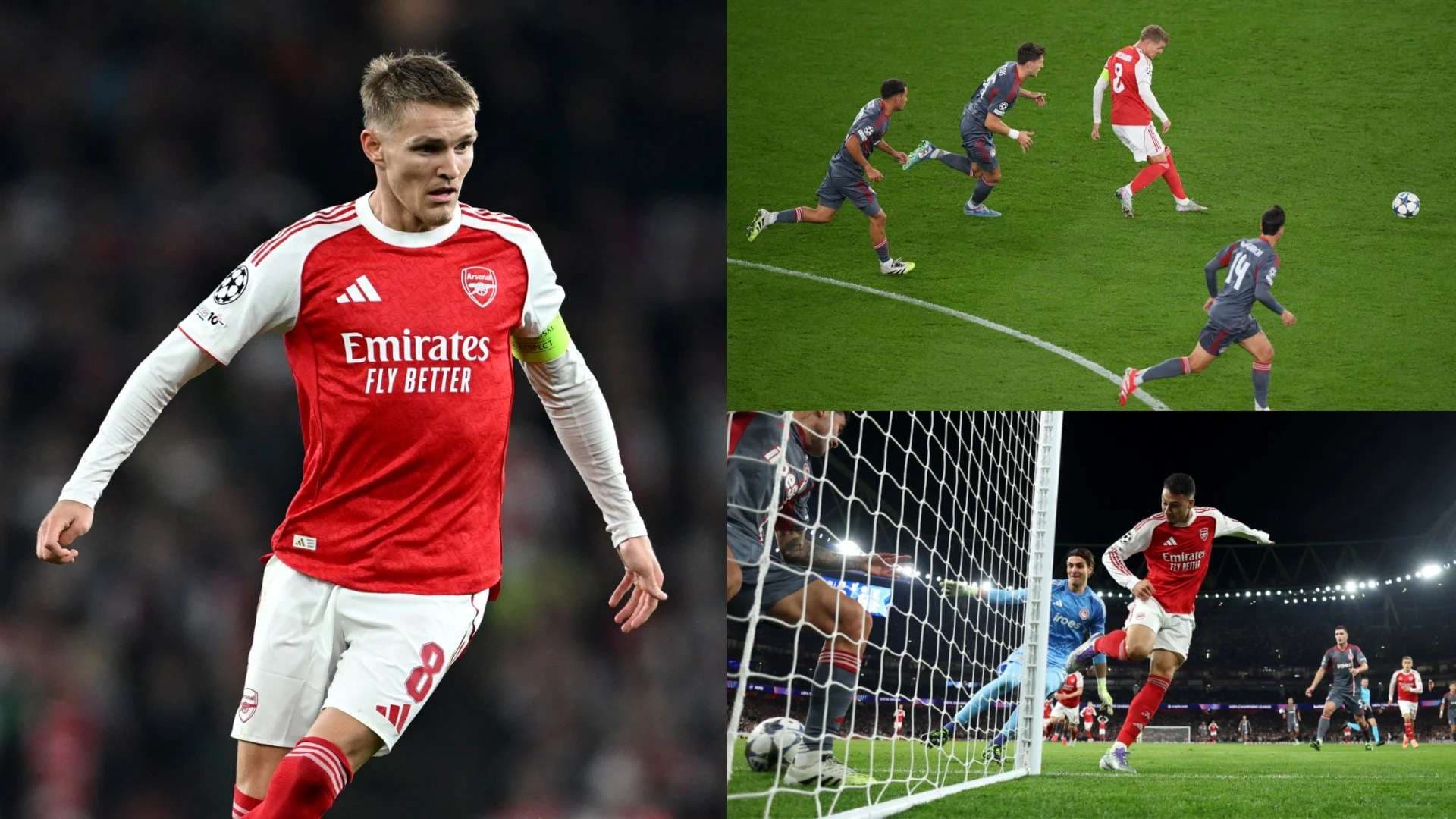 Odegaard'ın Parlak Performansı Arsenal'ı Coşturdu