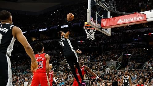 Wembanyama'dan Double-Double Şov! Spurs, Pelicans'ı Devirdi, Murphy'nin 41 Sayısı Yetmedi