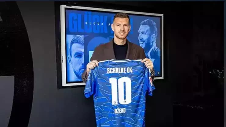 Edin Dzeko Schalke 04'te! Transfer Bombası Patladı