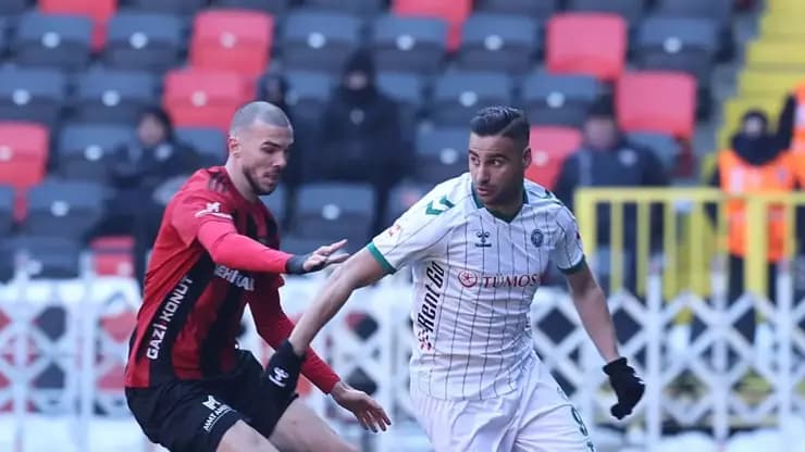 Konyaspor Gaziantep'te Puanı Son Dakikada Kaptı