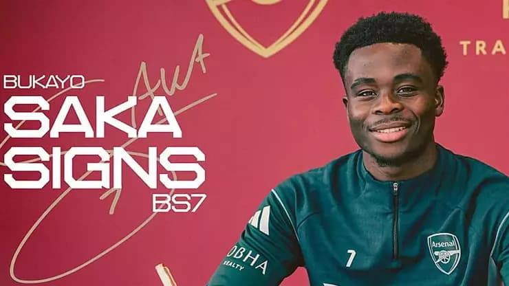 Arsenal Saka'yı Bağladı! Yıldız Oyuncu 5 Yıl Daha Topçu