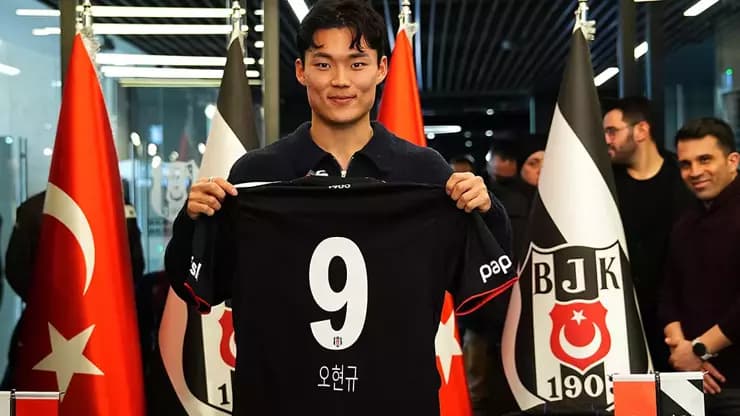 Beşiktaşlı Oh Hyeon-gyu'dan İmza Şov! Taraftar Coştu