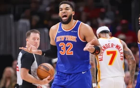 Karl-Anthony Towns'tan Jokic Dersleri! Knicks Rakibini Ezdi, Tura Atladı!