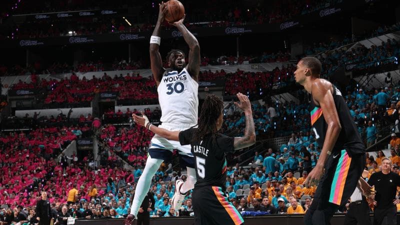 Timberwolves, Spurs Karşısında Seride Öne Geçti! Edwards Son Çeyrekte Coştu, Wemby'nin 12 Bloğu Yetmedi!