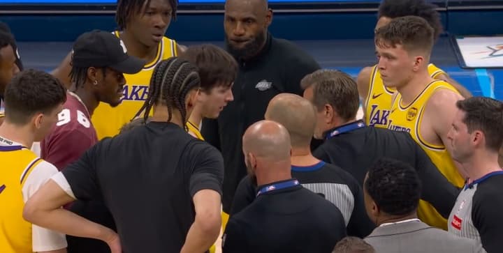 Lakers'tan Hakeme Öfke Patlaması! Reaves: Bana Bağırma! LeBron: Her Şey Mi Faul Sayılıyor?