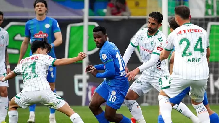 Çaykur Rizespor'dan Konyaspor'a 3 gollük tarife