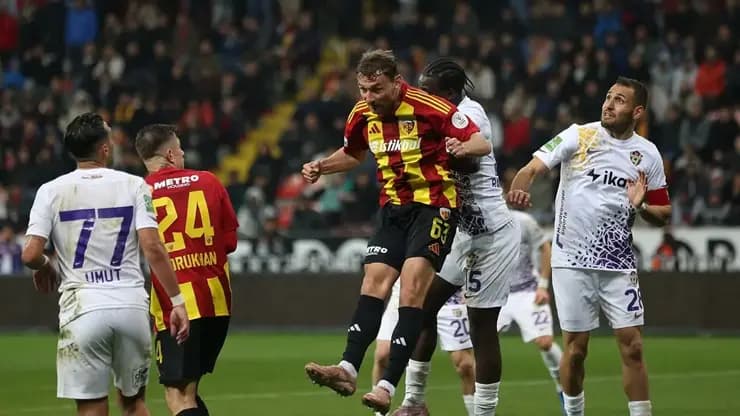 Kayserispor ve Eyüpspor kritik maçta puanları paylaştı