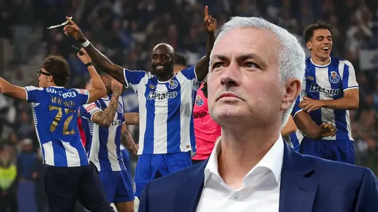 Jose Mourinho'dan Porto'ya sürpriz tebrik