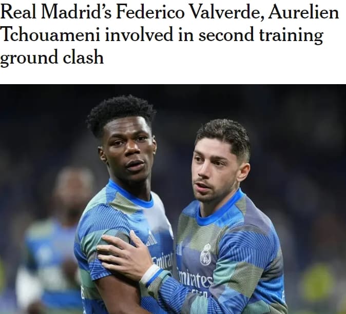Real Madrid'de İkinci Kavga Şoku: Bir Oyuncu Hastanelik Oldu!