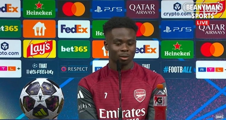 Saka: Basıncı Düşünmem, Arsenal'e Kupa Getirmek En Büyük Heyecanım!