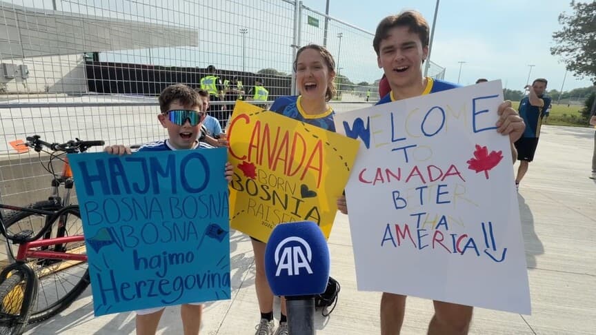 Toronto'da 2026 Dünya Kupası Atmosferi: Bosna Hersek Taraftarlarından Büyük Destek
